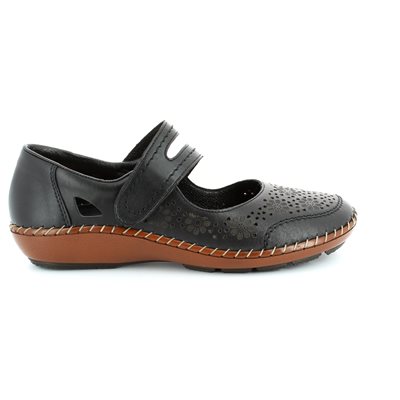 Rieker 44875-00 Black Womens Mary Jane Shoes