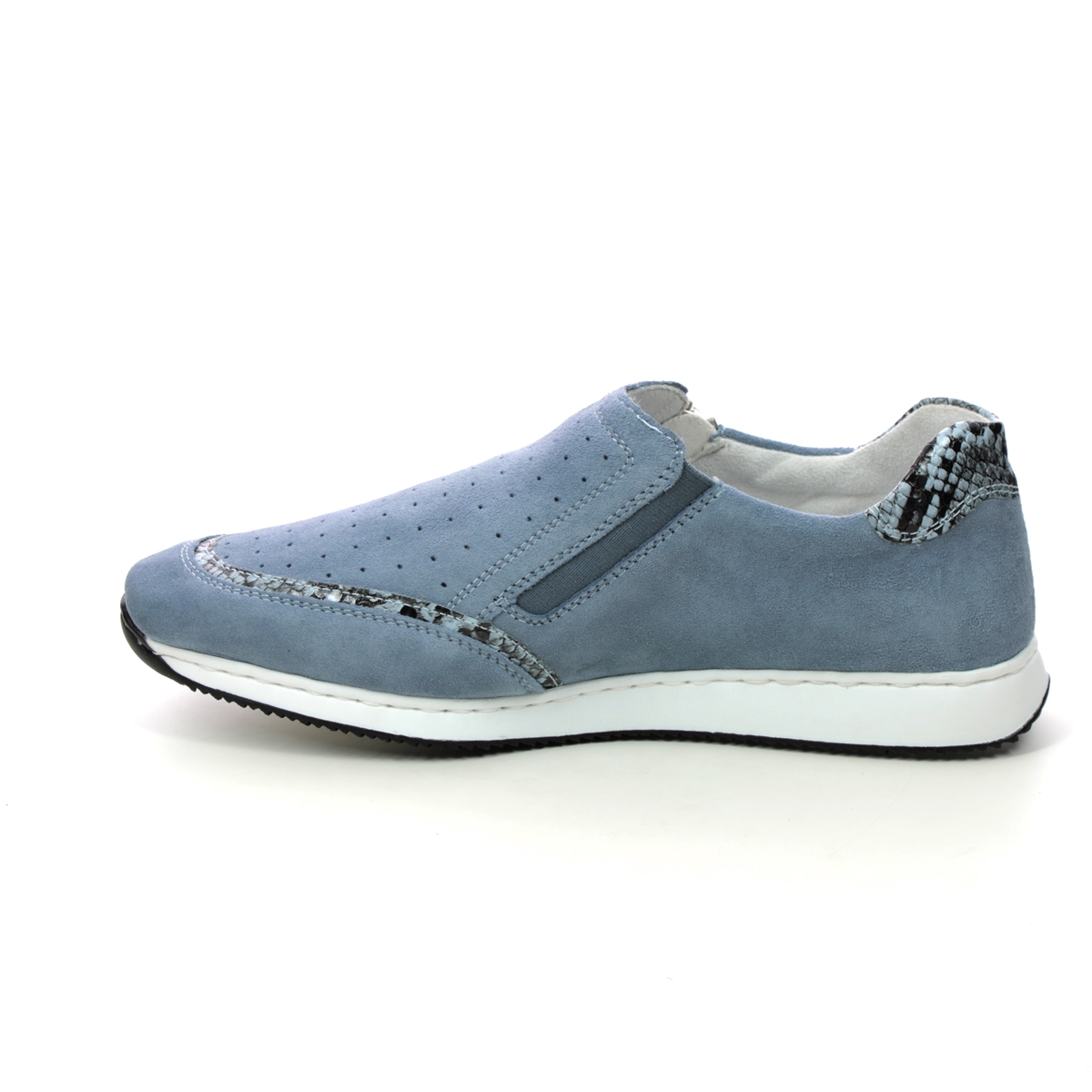 Rieker 56075-10 Denim blue Comfort Shoes