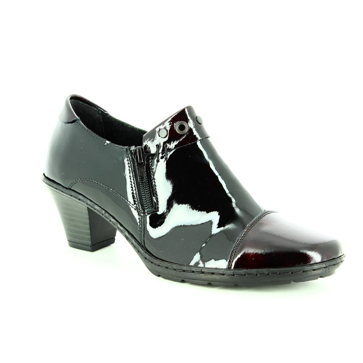 Rieker 57161-36 Black Patent shoe-boots