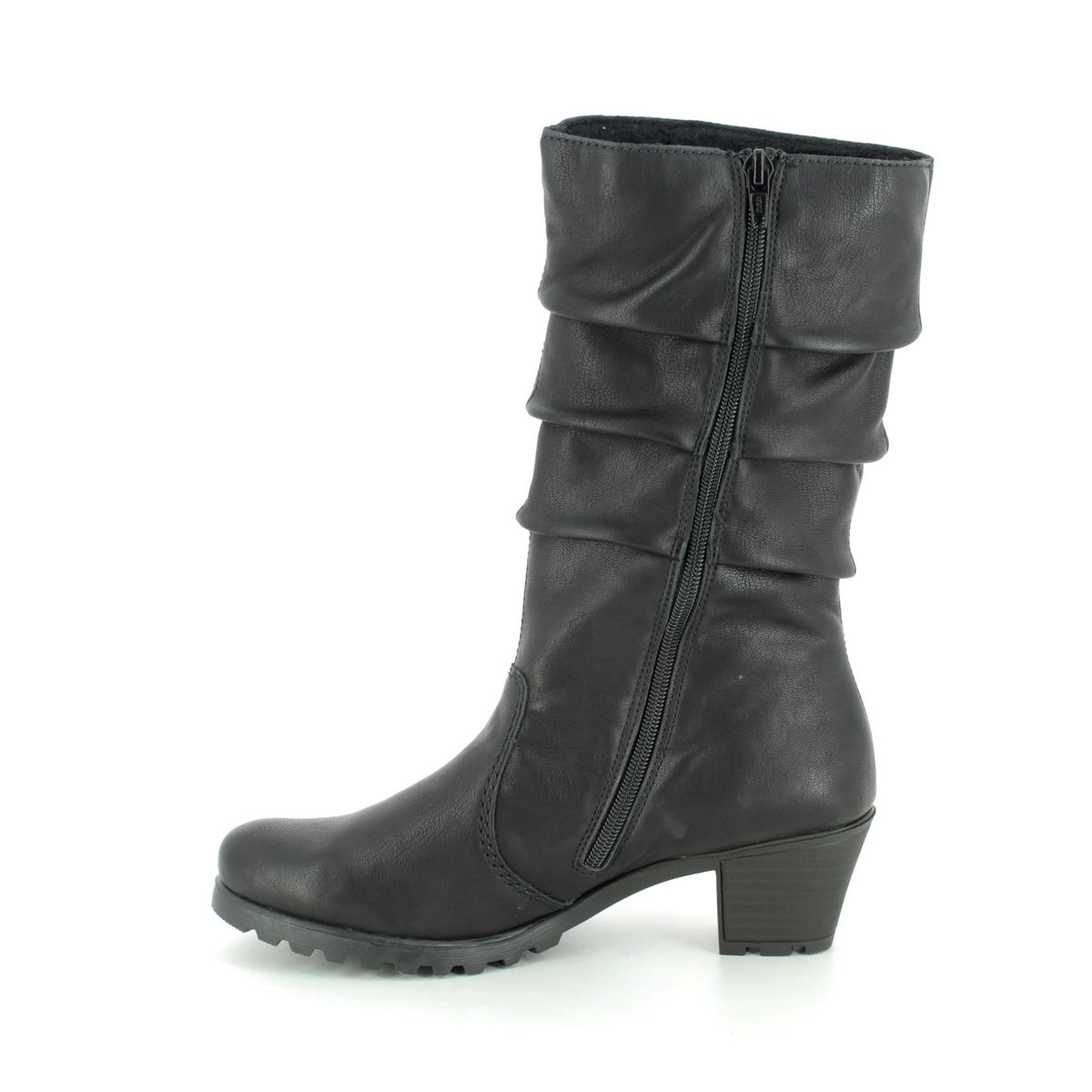 Y8094-01 Black knee-high boots
