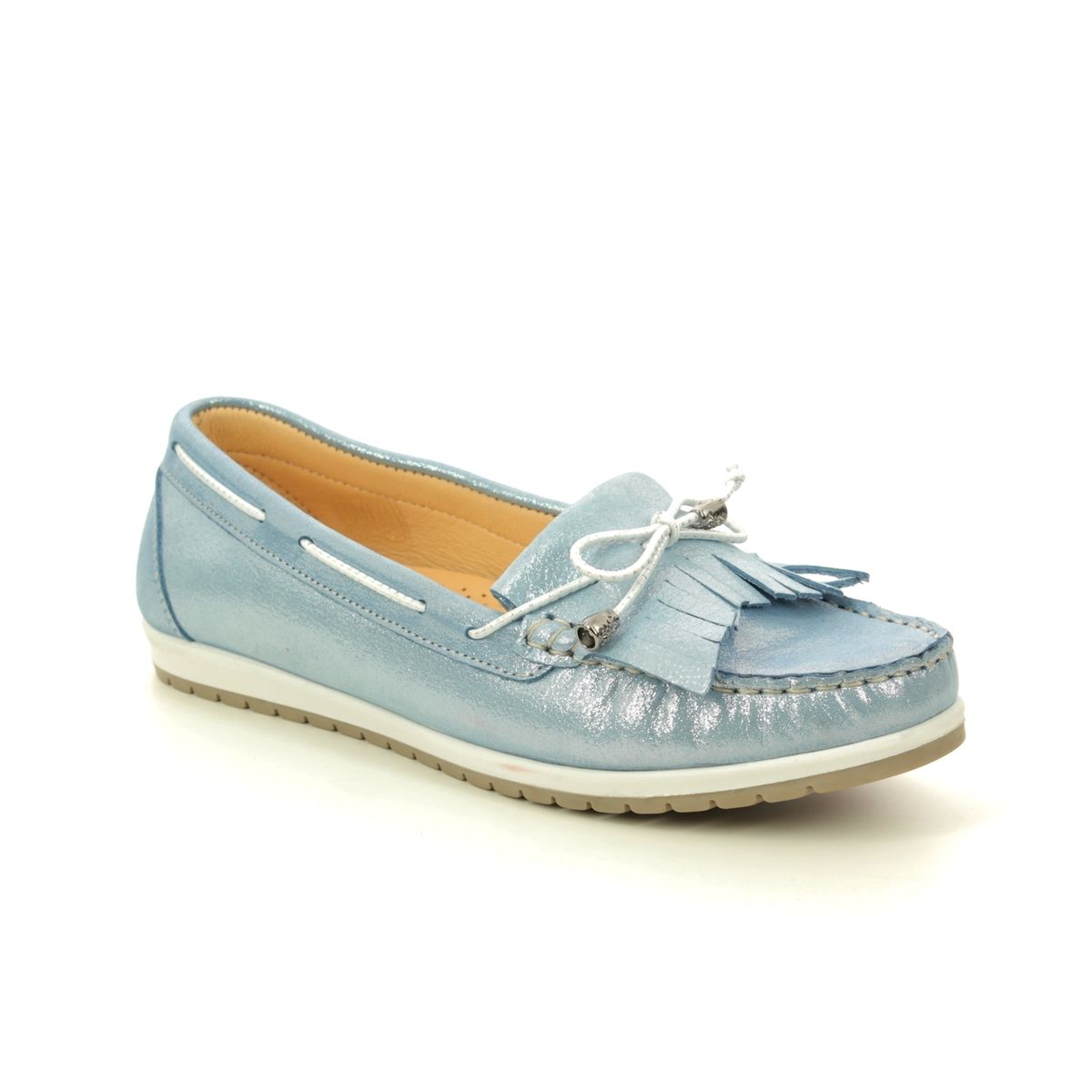 Roselli Arlene 2020-19 BLUE LEATHER loafers