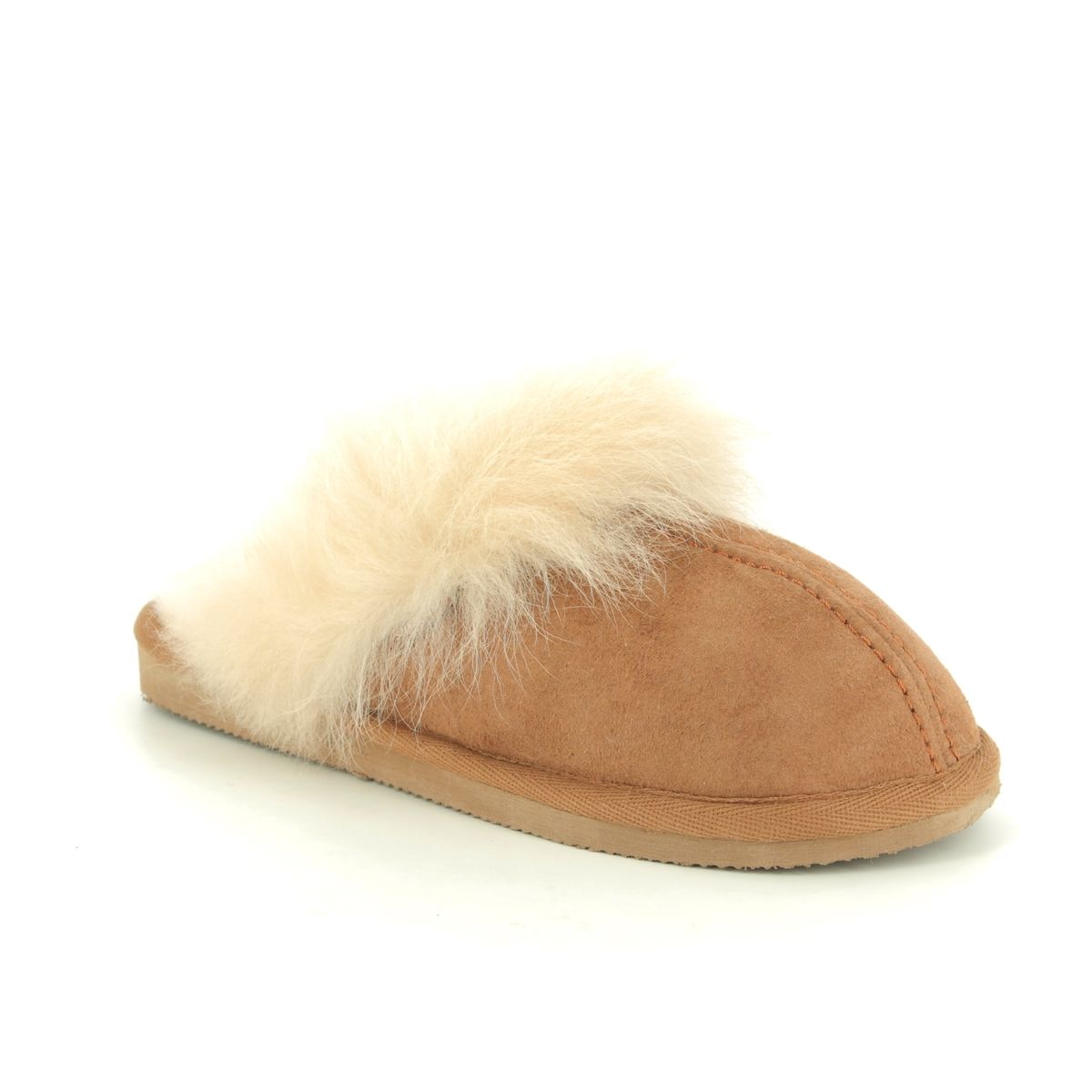 of Sweden Evelina Tan Leather slippers