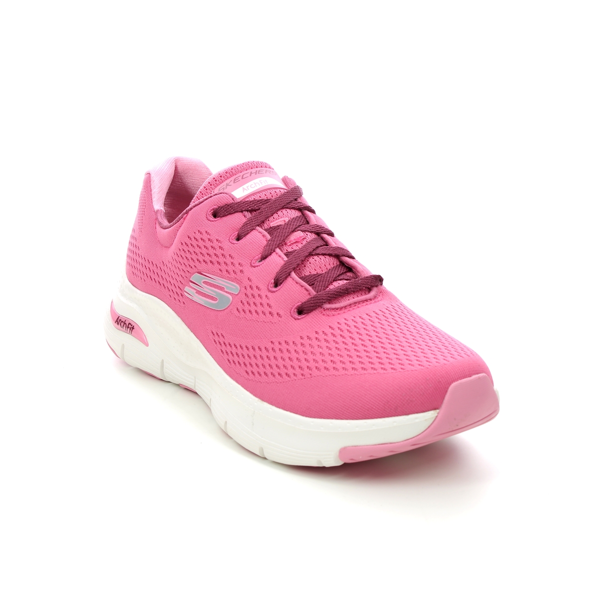 Skechers Appeal Arch Fit Rose Womens Trainers 149057 In Size 3 In Plain Rose