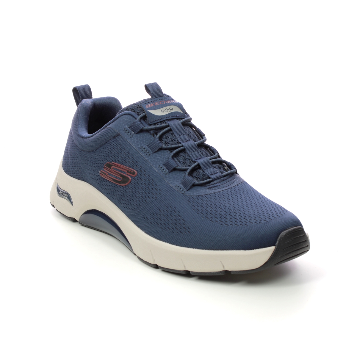 Skechers Arch Fit Air Mens Navy Mens Trainers 232556 In Size 11 In Plain Navy