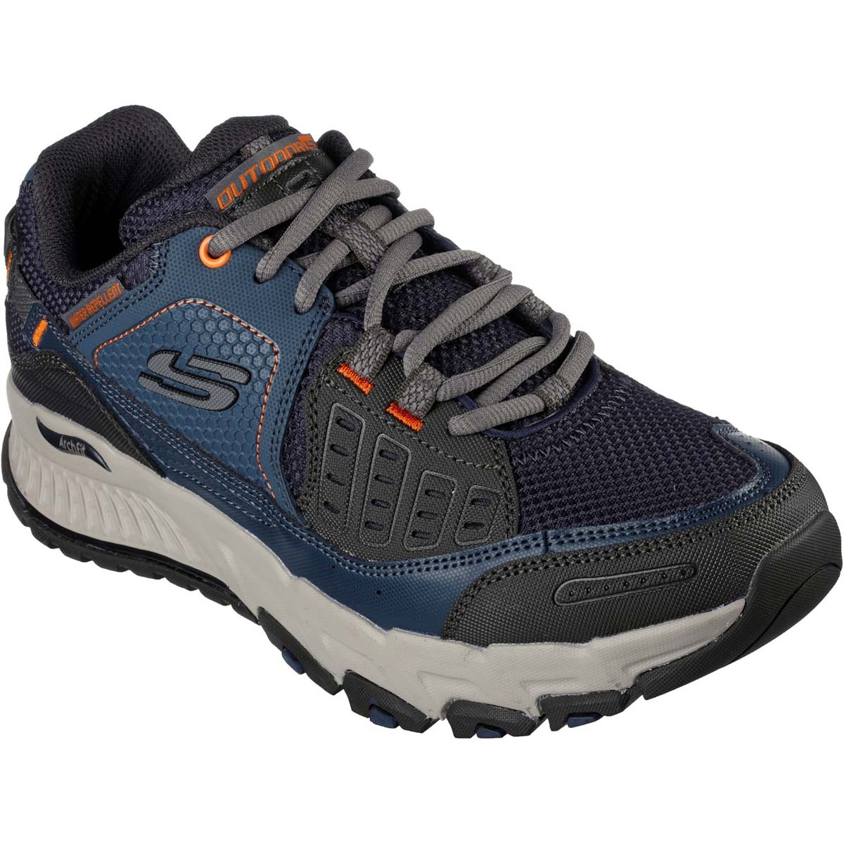 Skechers Arch Fit Escape Plan Navy Mens Comfort Shoes 237545 In Size 6 In Plain Navy