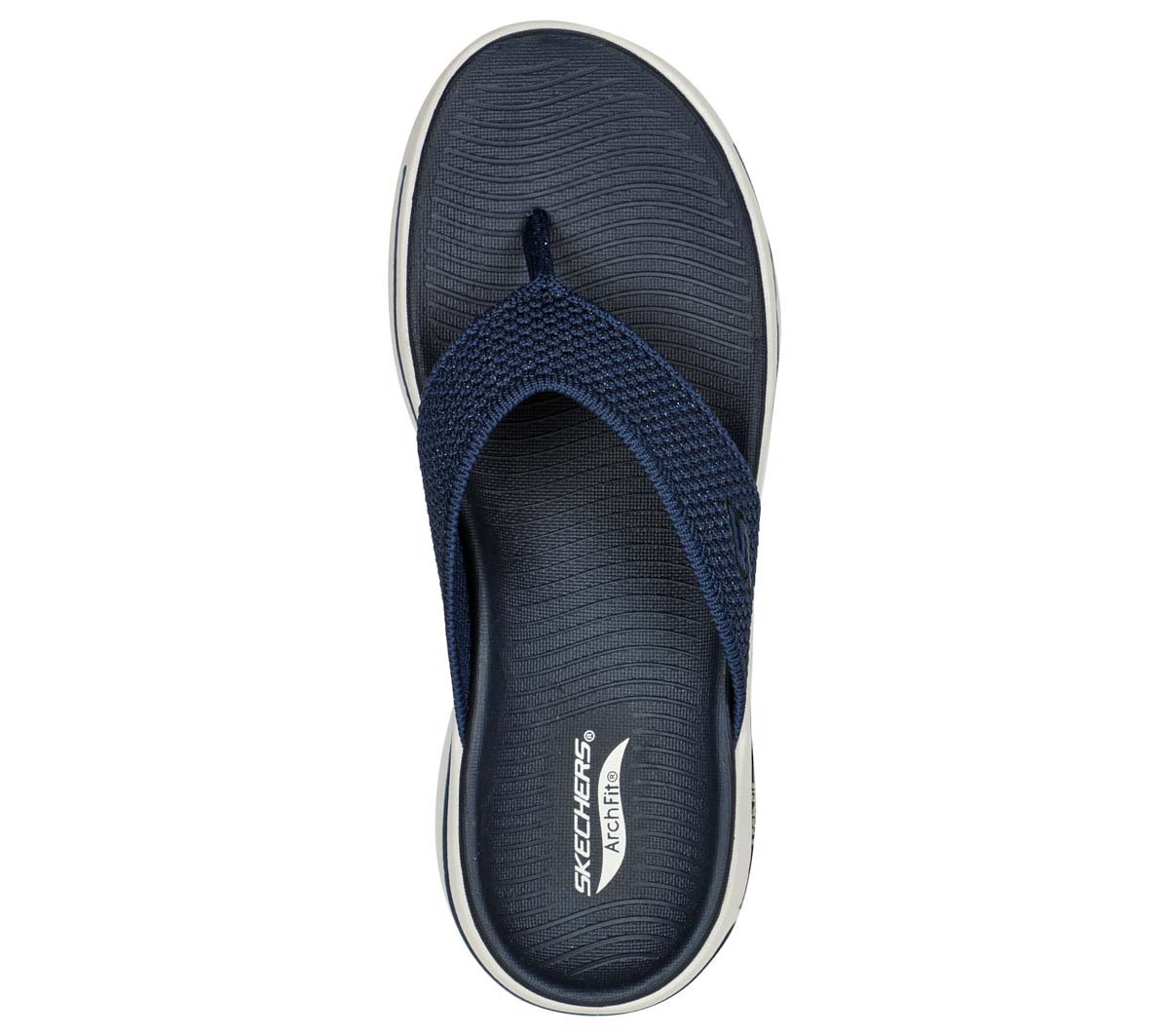 Skechers Arch Fit Go Walk Toe Post 140269 NVY Navy Toe Post Sandals