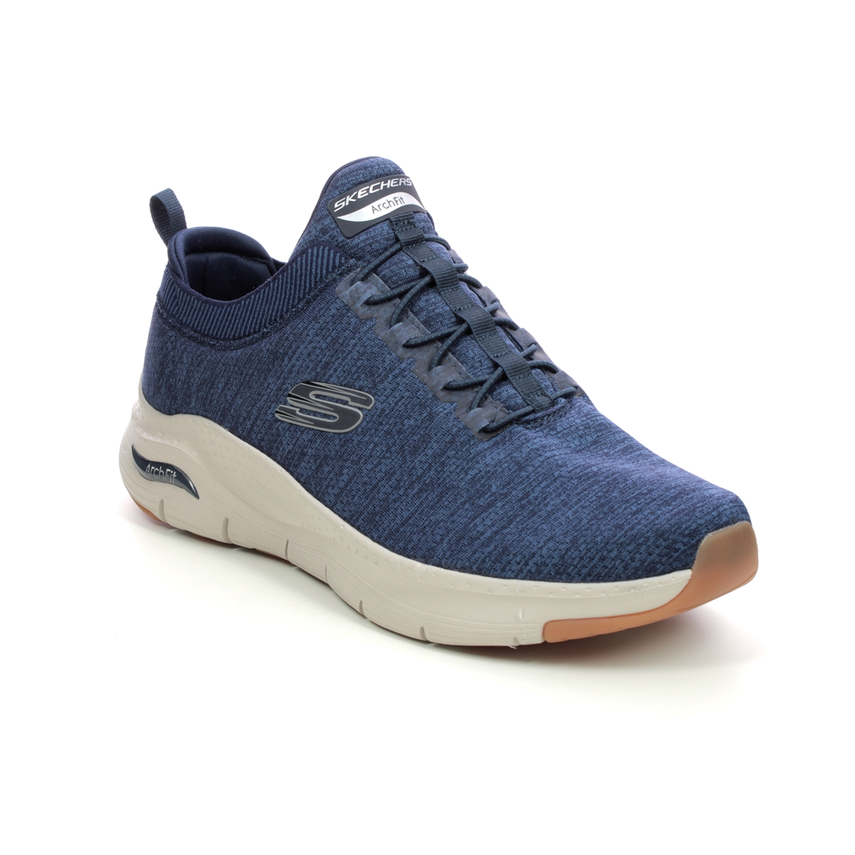 Skechers Arch Fit Mens Bungee Navy Mens Trainers 232301 In Size 9 In Plain Navy