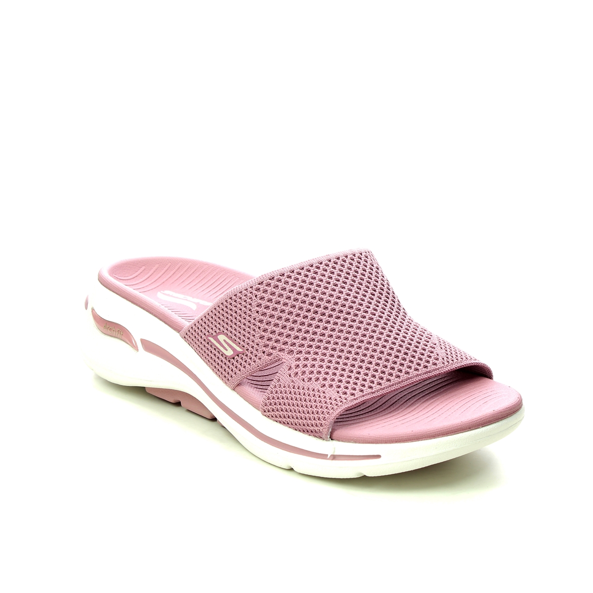 Skechers Arch Fit Worthy ROS ROSE Womens Slide Sandals 140224 in a Plain  in Size 7
