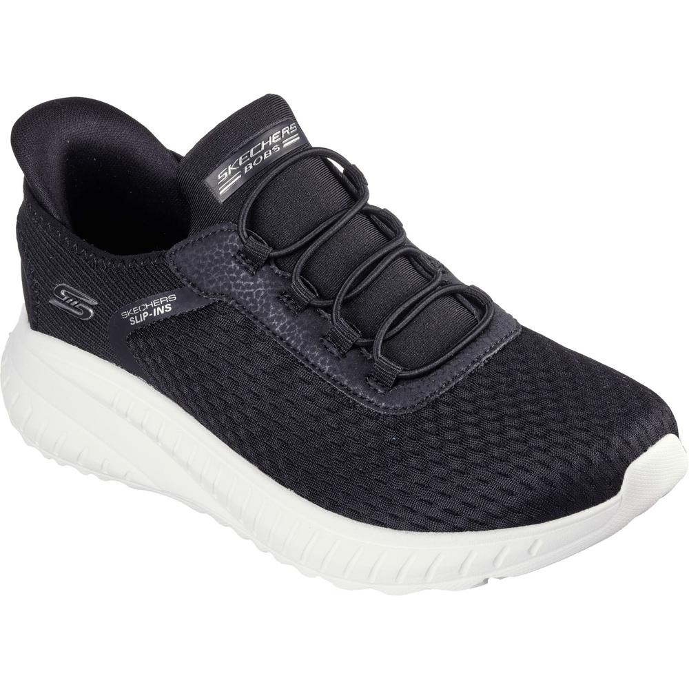 Skechers Bobs Sport Squad Chaos BLK Black Womens trainers in a Plain  in Size 3