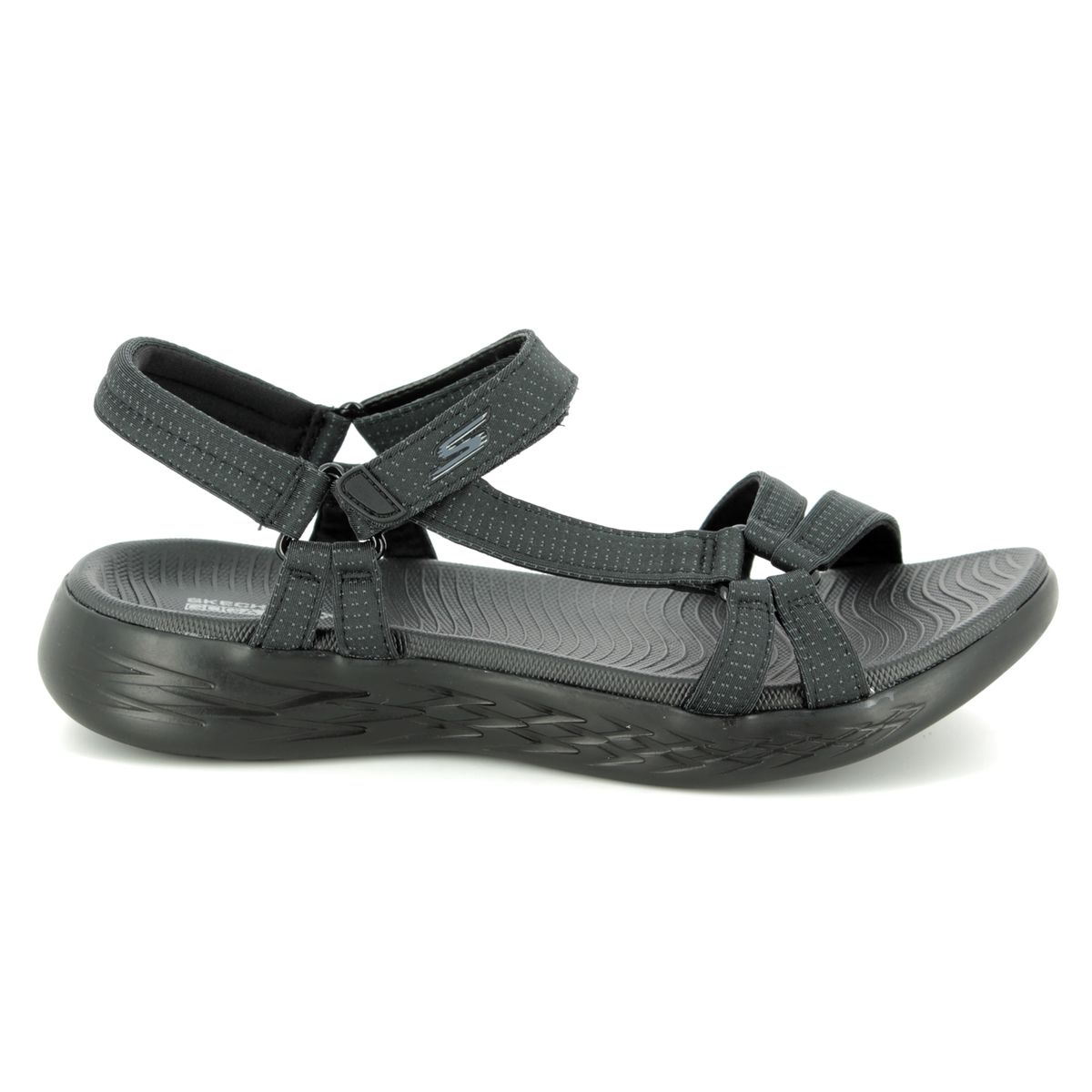 Skechers Brilliancy 15316 BBK Black Walking Sandals