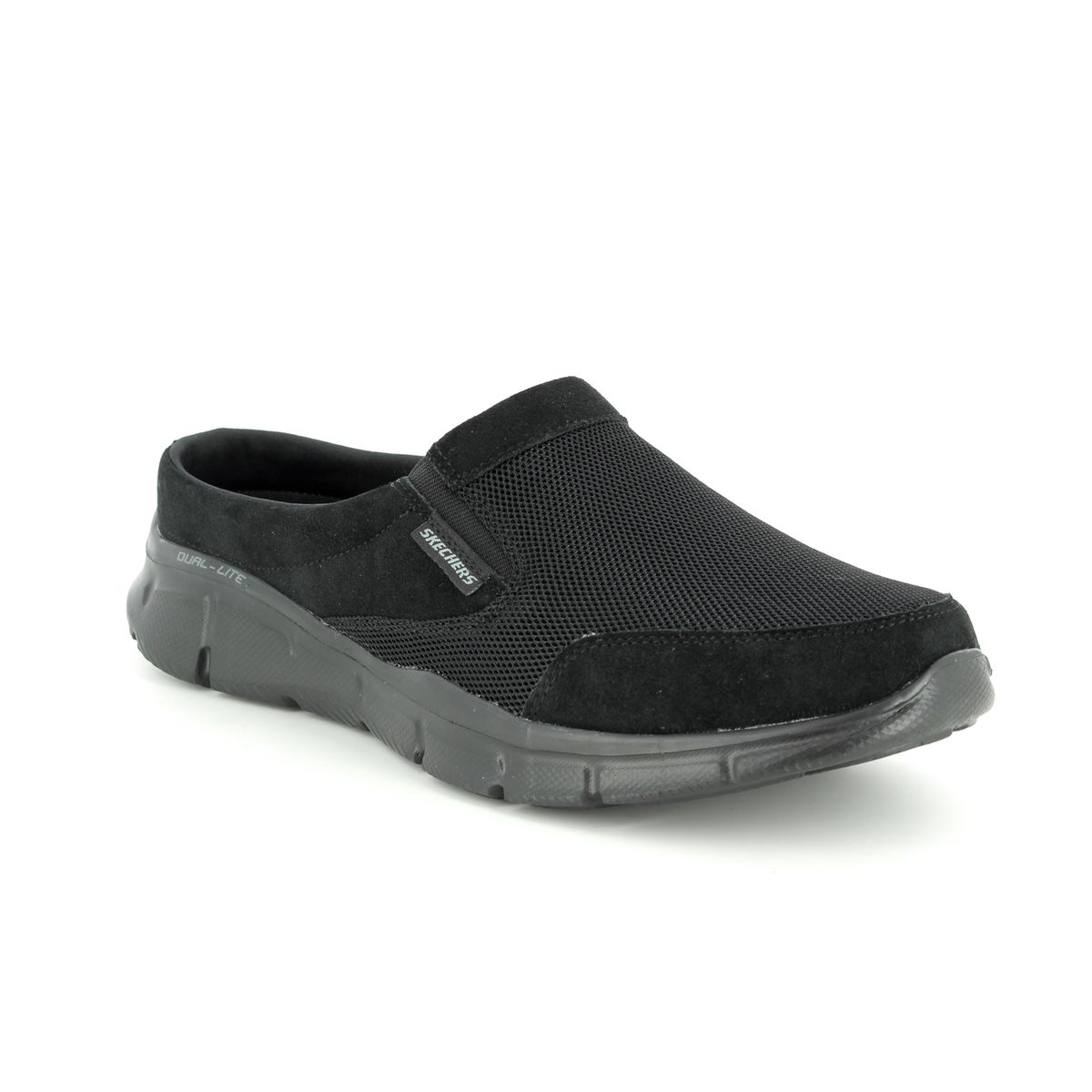 Skechers Coast To Coast Black Mens Backless Trainers Slip On Mules 51519 In Size 10 In Plain Black