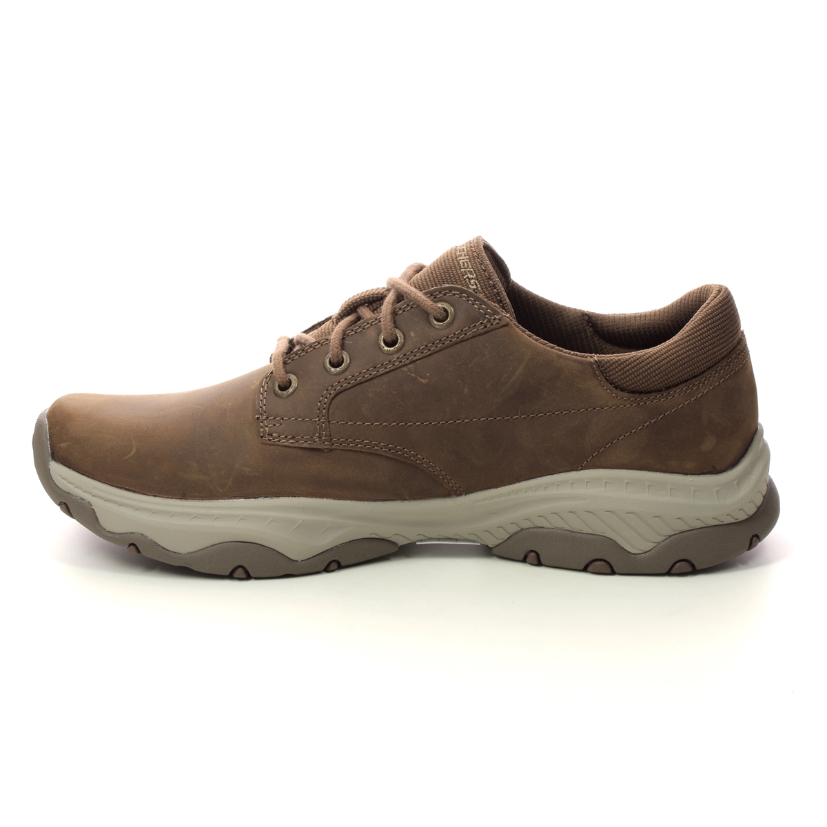 Skechers Craster Fenzo 204716 DSRT Desert Leather comfort shoes