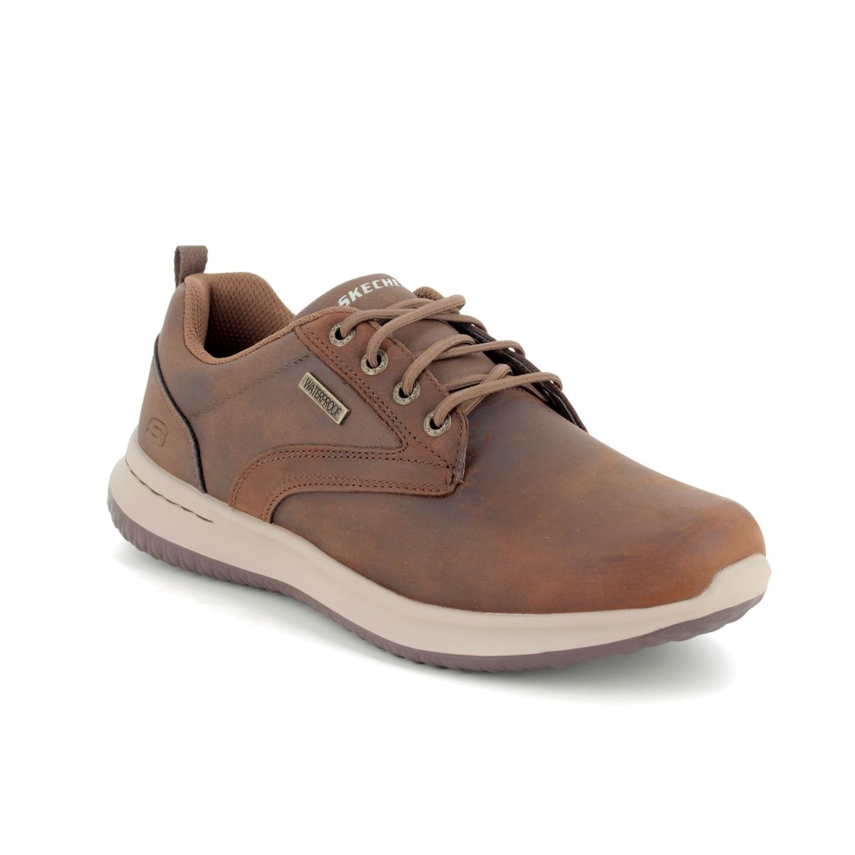 Claire herir Económico Skechers Delson Antigo Waterproof 65693 CDB Brown comfort shoes