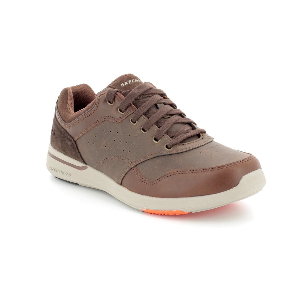 skechers brown casual shoes