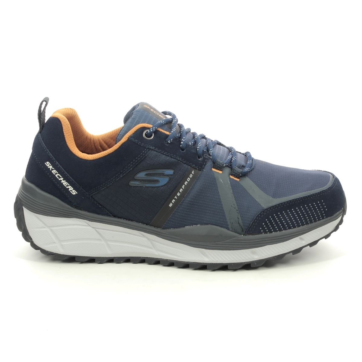Skechers Equal Trail Tex Relaxed 237025 NVYL Navy Yellow trainers