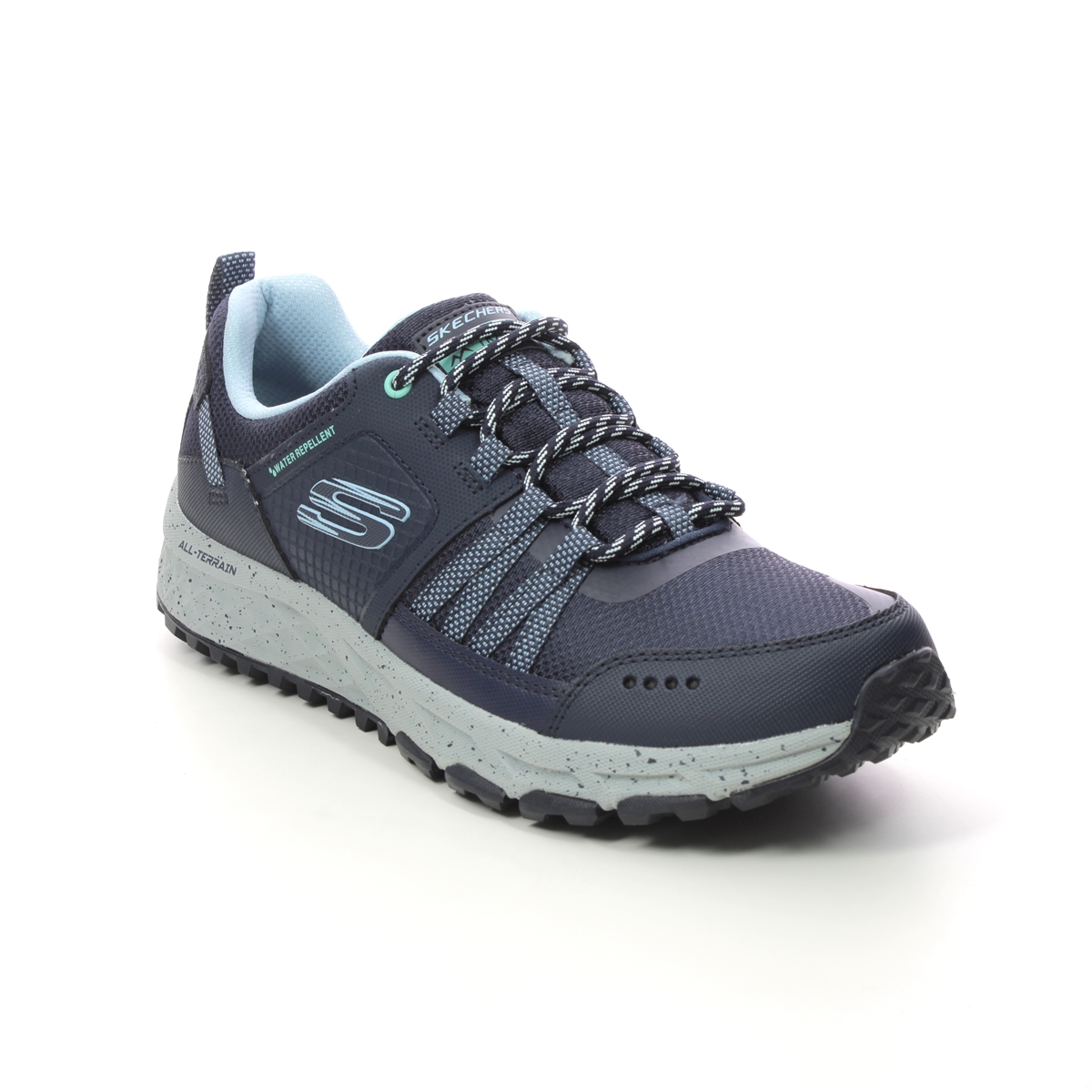 Skechers Escape Plan Navy Blue Womens Walking Shoes 180061 In Size 5 In Plain Navy Blue