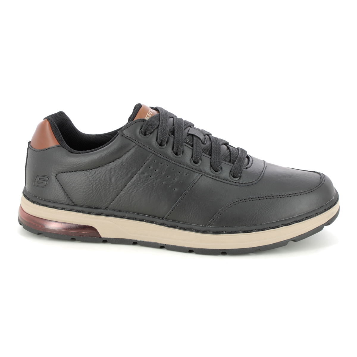 Skechers Evenston Fanton BLK Black Mens comfort shoes 210142