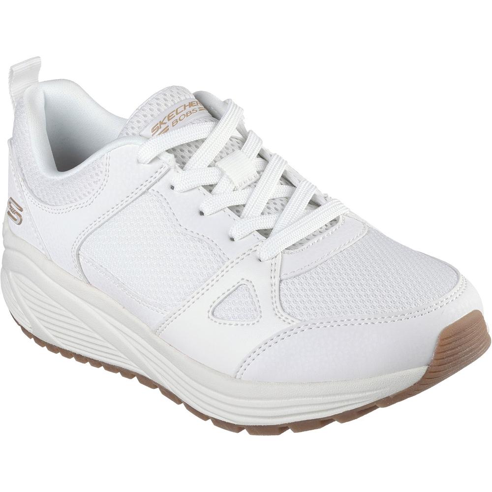 Skechers Bobs Sparrow 2.0 Retro Clean OFWT Off White Womens trainers in a Plain  in Size 4