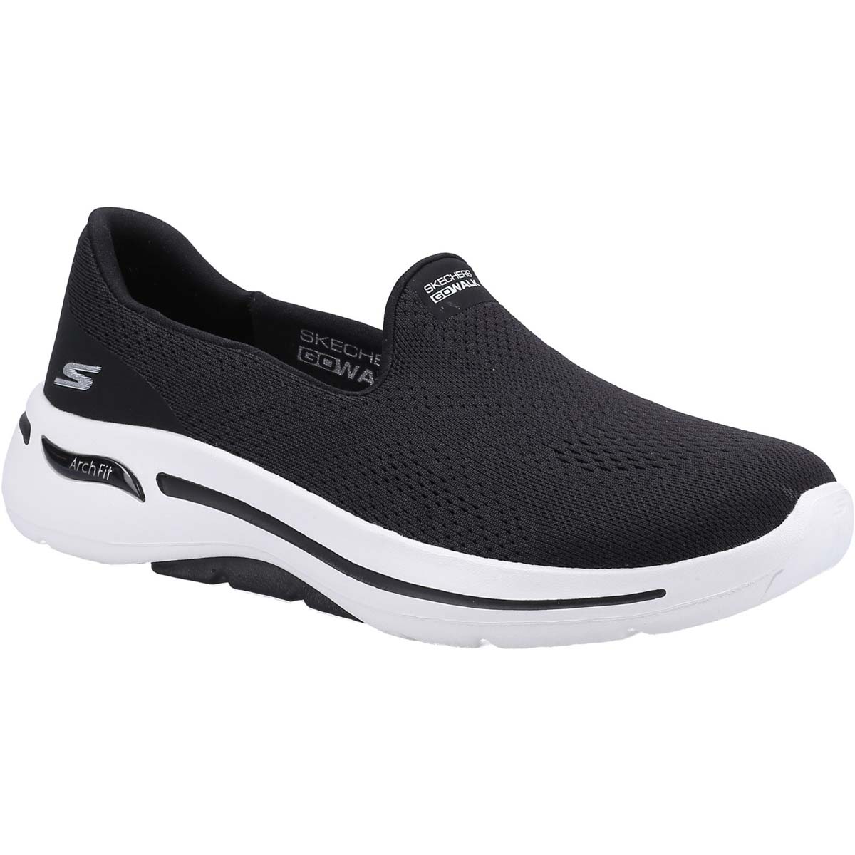 Skechers Go Walk Arch Fit Imagined BLK Black Womens trainers