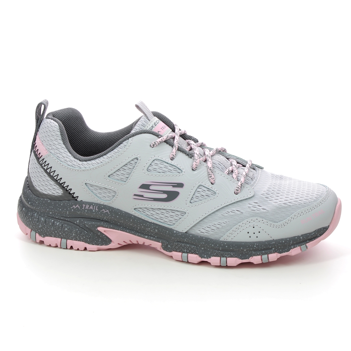 Skechers Hillcrest 149821 GYPK Grey Pink trainers