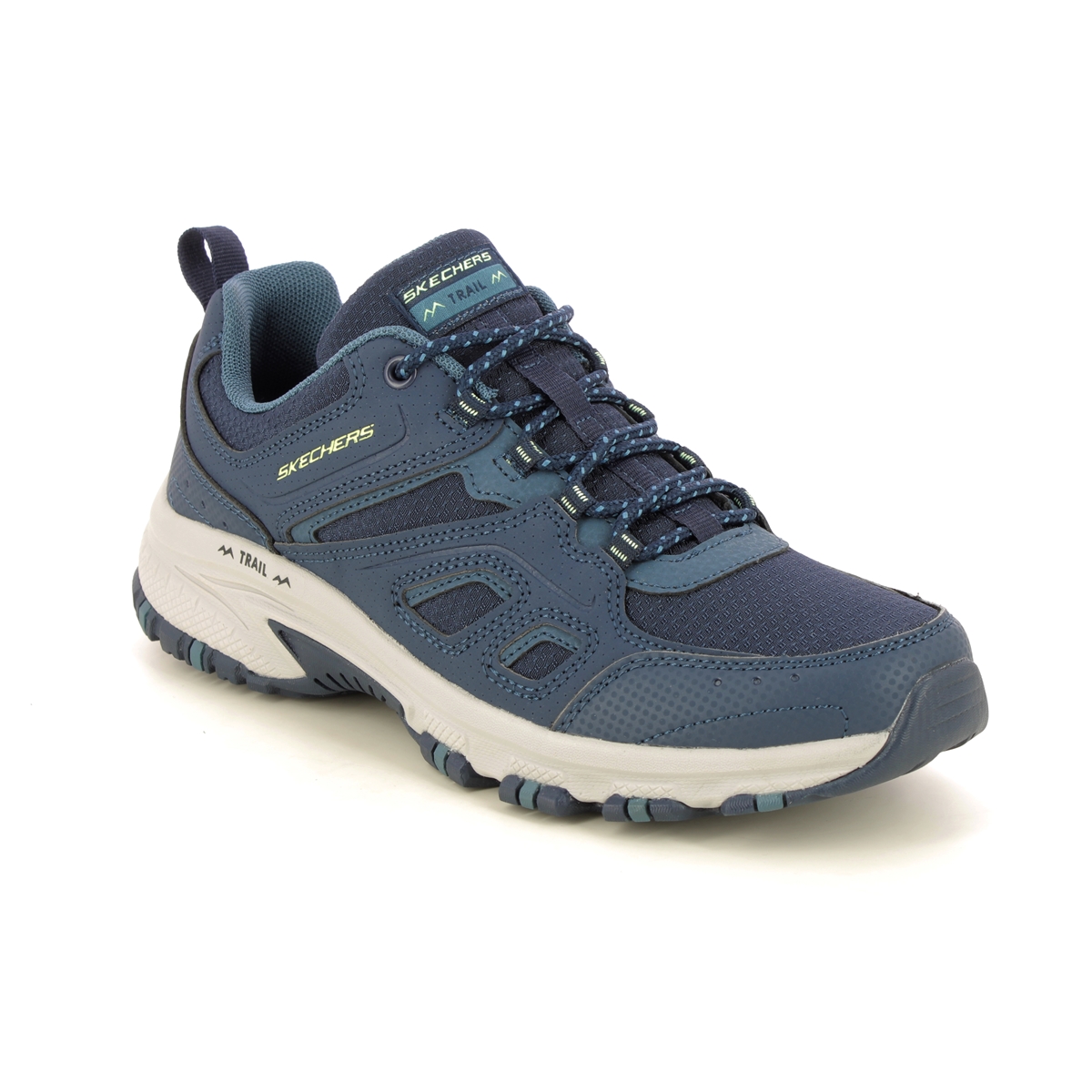 Skechers Hillcrest Path NVY Navy Womens Walking Shoes 180022 in a Plain Man-made in Size 8