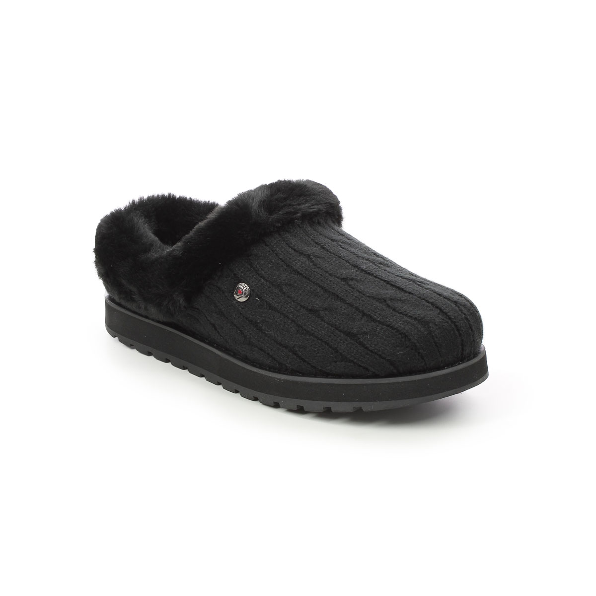 Skechers Keepsakes Black Womens Slippers 31204 In Size 8 In Plain Black
