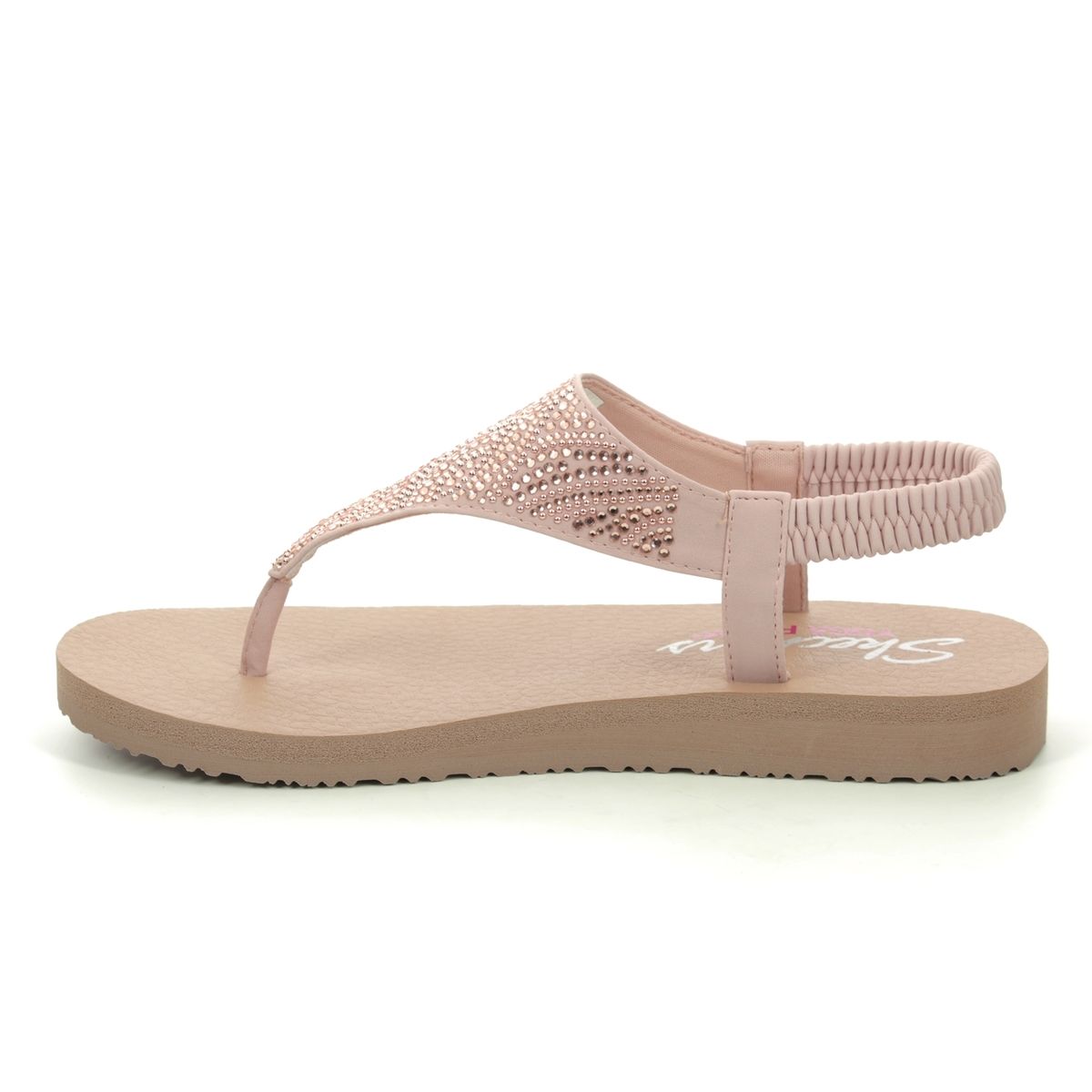 Skechers Meditation Moon 32919 BLSH Blush Pink Flat Sandals