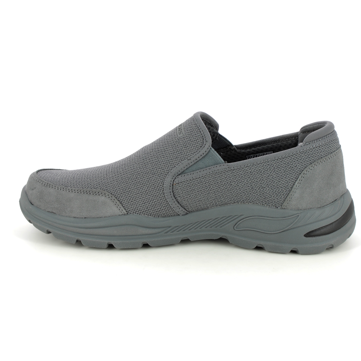 Skechers Motley Arch Fit CHAR Charcoal Mens Slip-on Shoes 204509