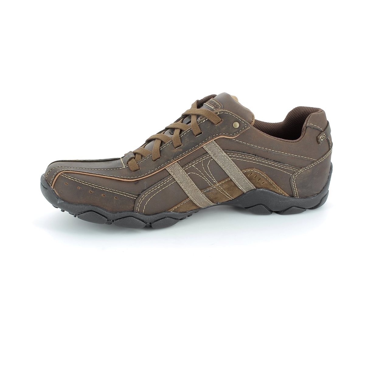 Skechers Murilo Diameter CDB Brown Mens comfort shoes 64276