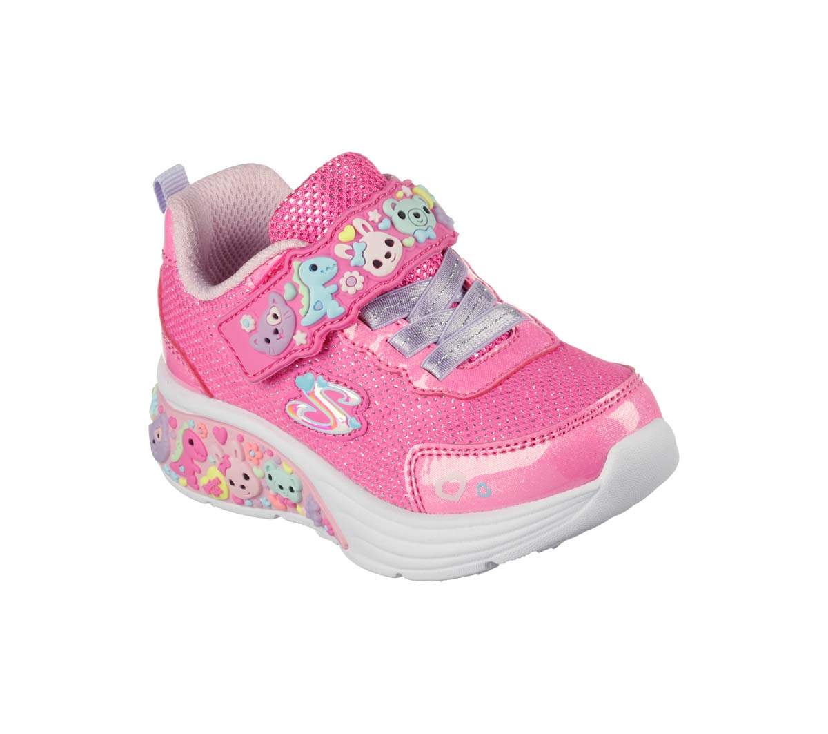 Skechers My Dreamers PKMT Pink Kids girls trainers 303155N in a Plain Man-made in Size 24