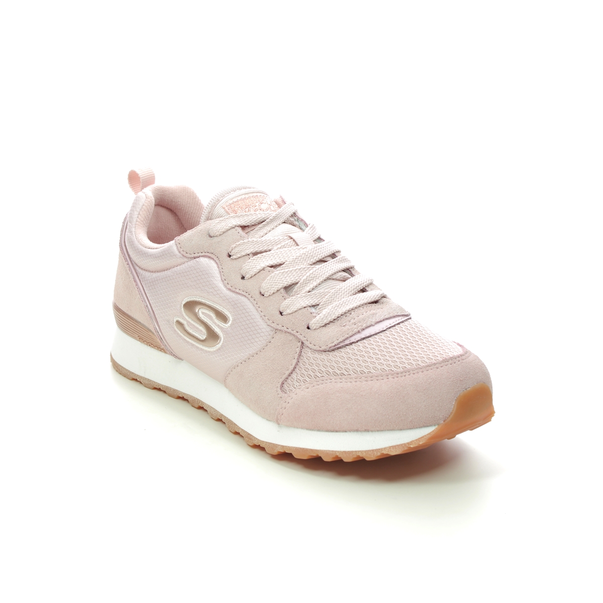 Skechers Og 85 Gold Gurl Blush Pink Womens Trainers 111 In Size 3 In Plain Blush Pink