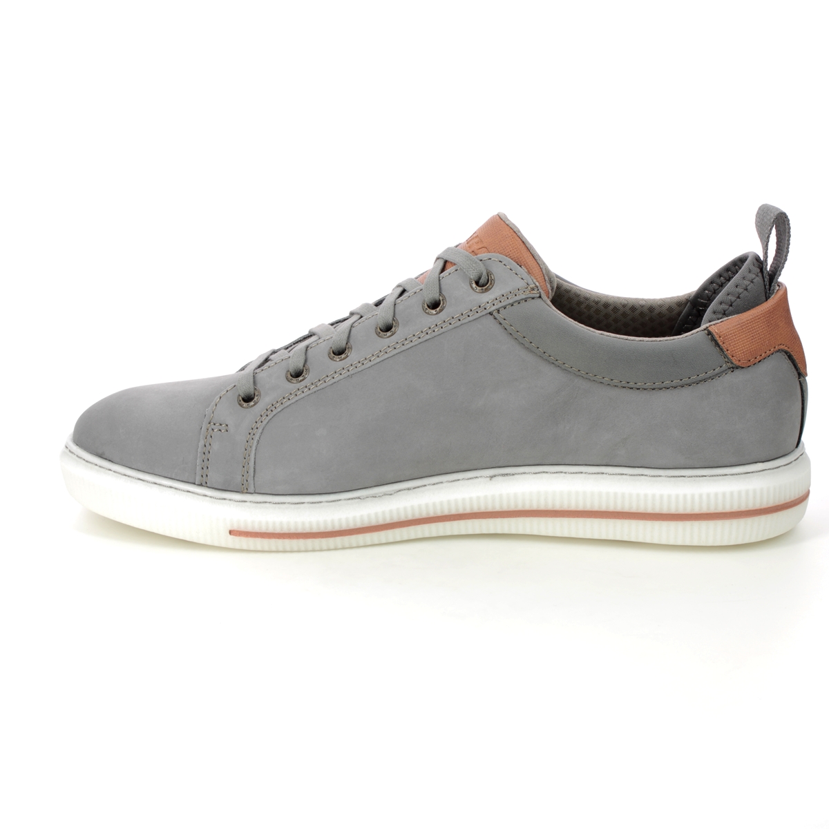 Skechers Pertola Ruston GRY Grey Mens comfort shoes 210450