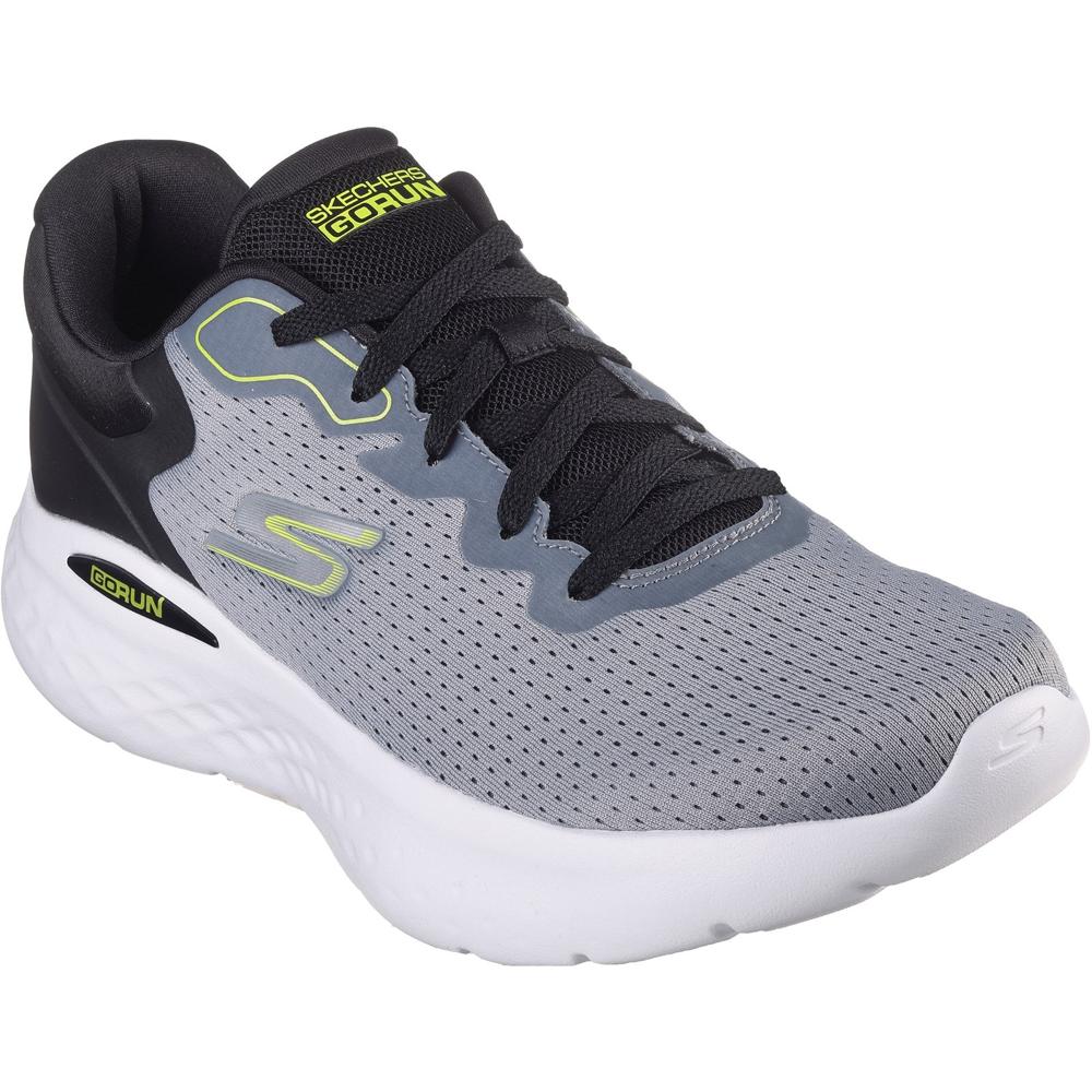 Skechers Go Run Lite - Anchorage GYBK Grey Mens trainers in a Plain Man-made in Size 9
