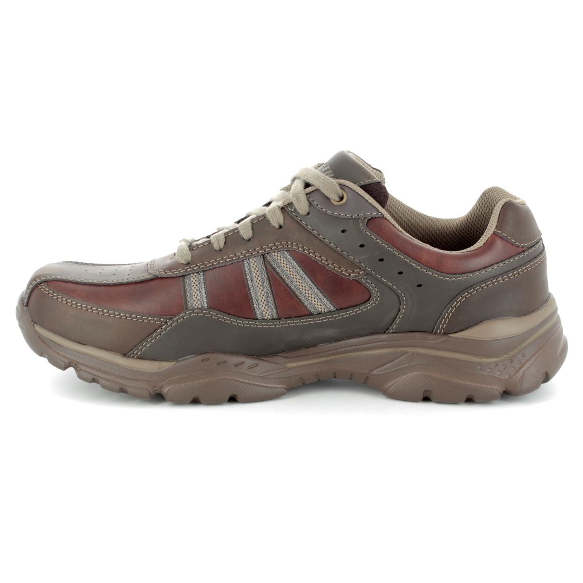 Skechers Ravato Texon Relaxed Fit 65418 CHOC Chocolate brown comfort shoes