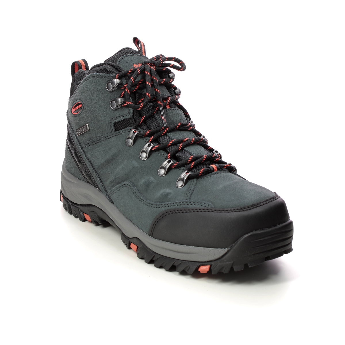 Skechers Relment Pelmo Grey Mens Outdoor Walking Boots 64869 In Size 8 In Plain Grey