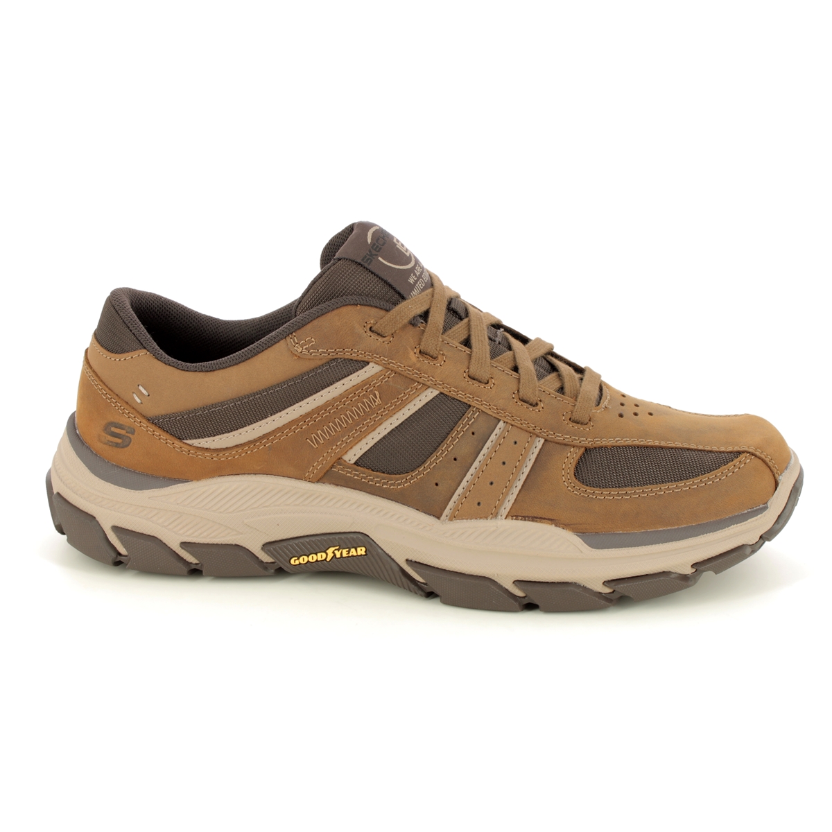 Skechers Respected Edgemere DSRT Desert Leather Mens comfort shoes 204330