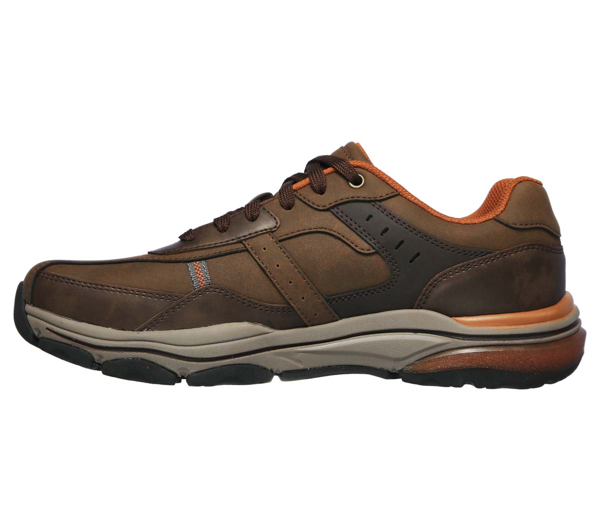 Skechers Romago Elmen CDB Brown Mens comfort shoes 204244