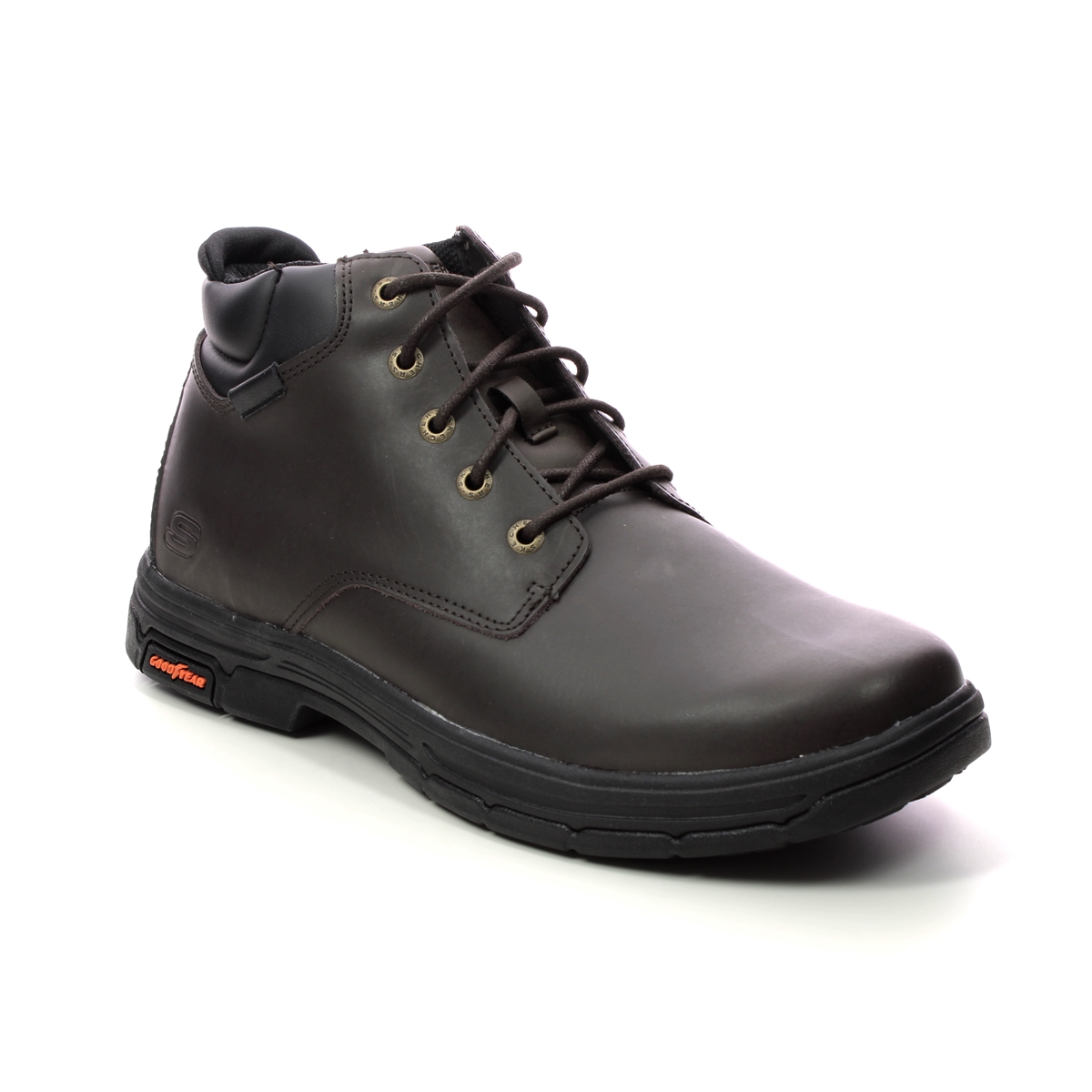Skechers Segment 2.0 Cocoa Brown Mens Chukka Boots 204394 In Size 10.5 In Plain Cocoa Brown