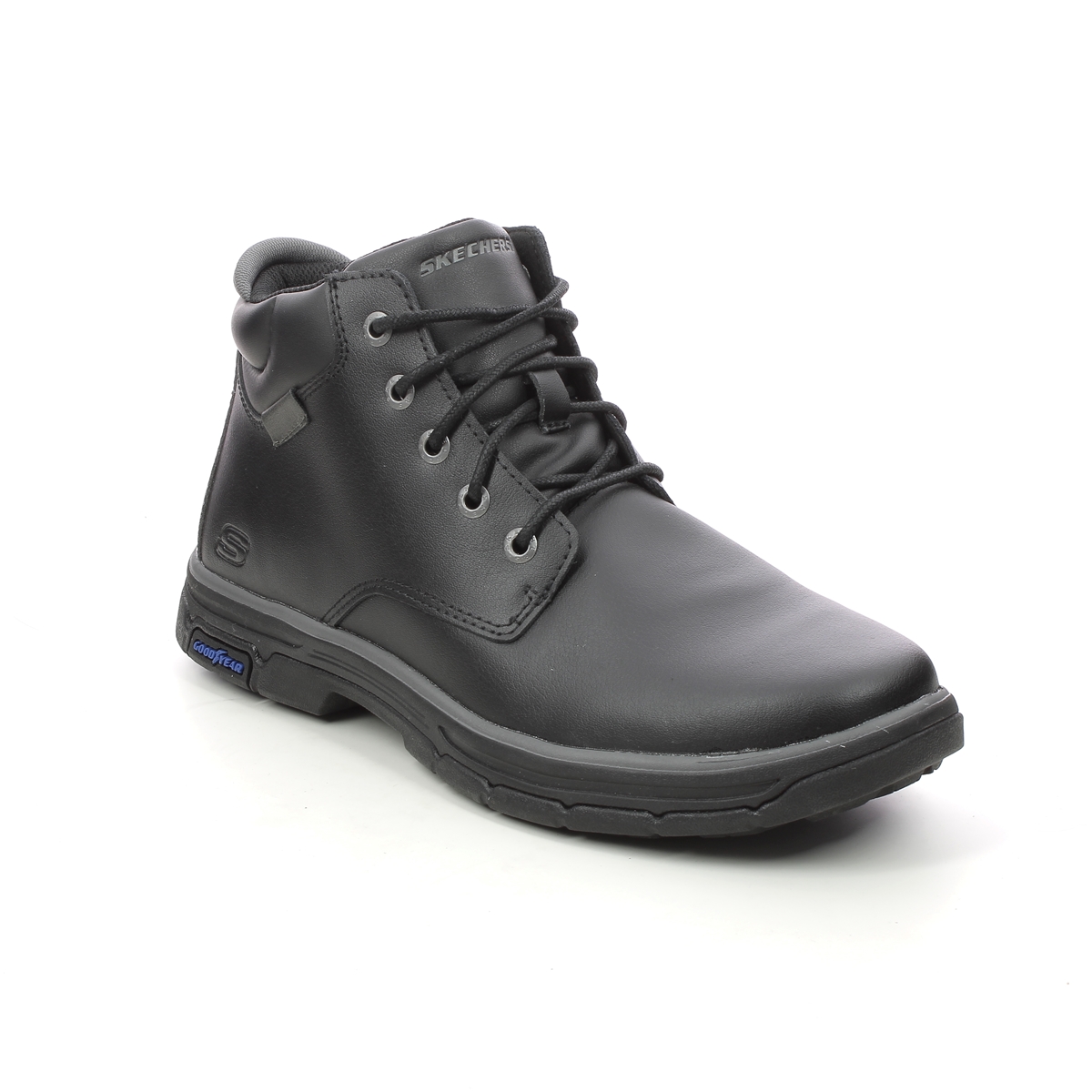 Skechers Segment 2.0 Relaxed Black Mens Chukka Boots 204394 In Size 11 In Plain Black