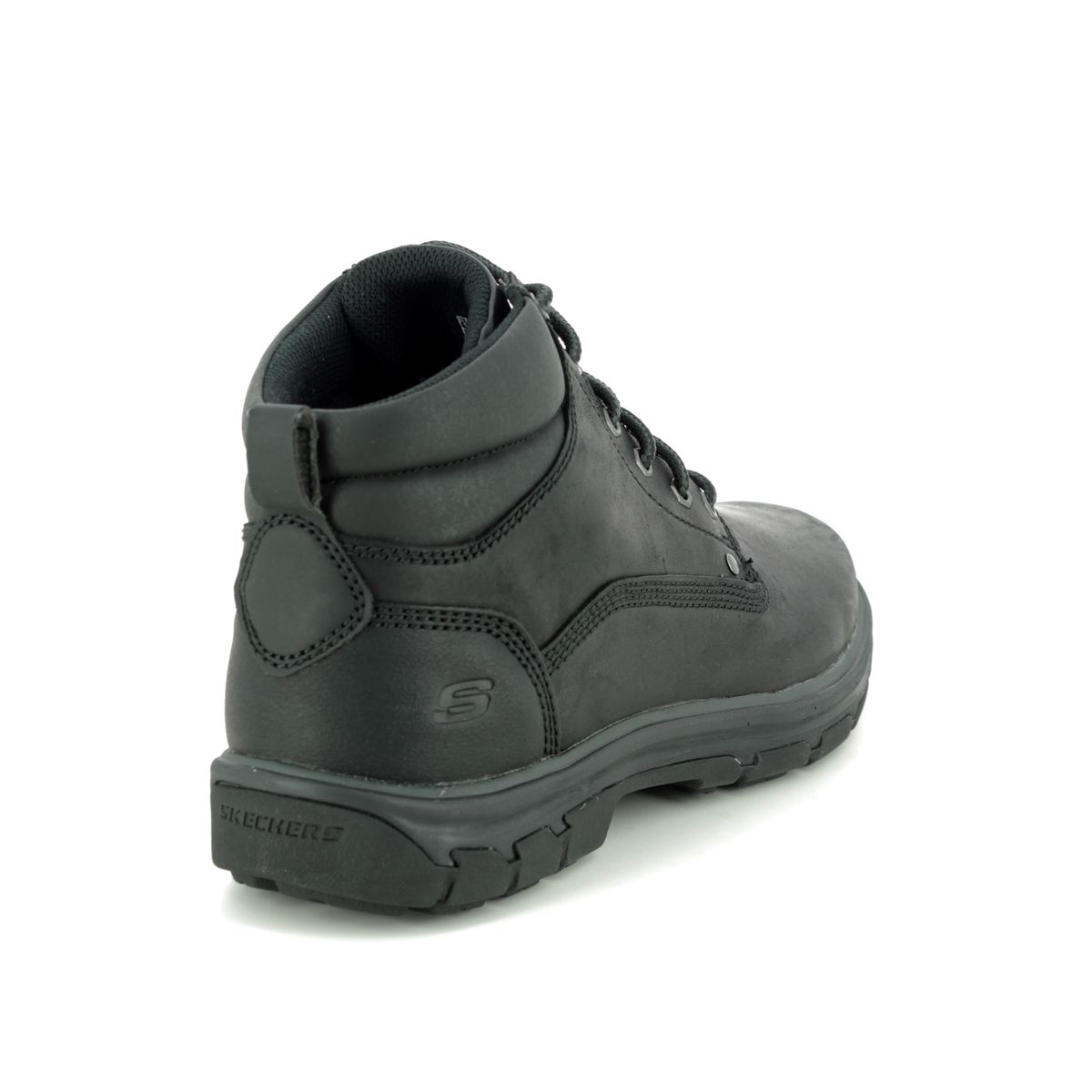 black sketcher boots