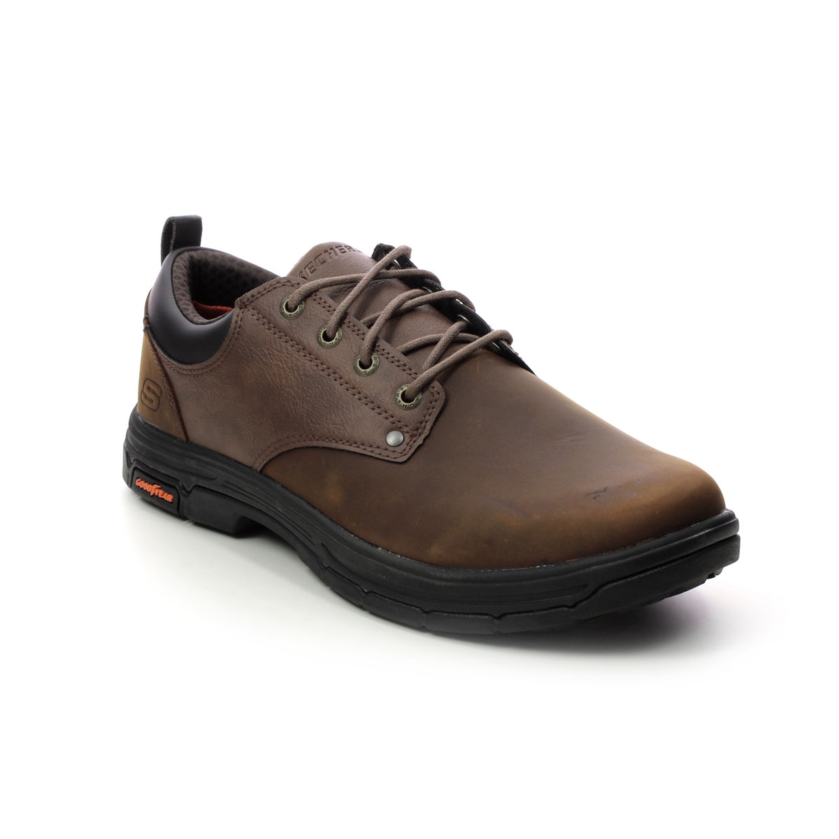 Skechers Segment Rilar 2 Brown Mens Comfort Shoes 204516 In Size 9 In Plain Brown