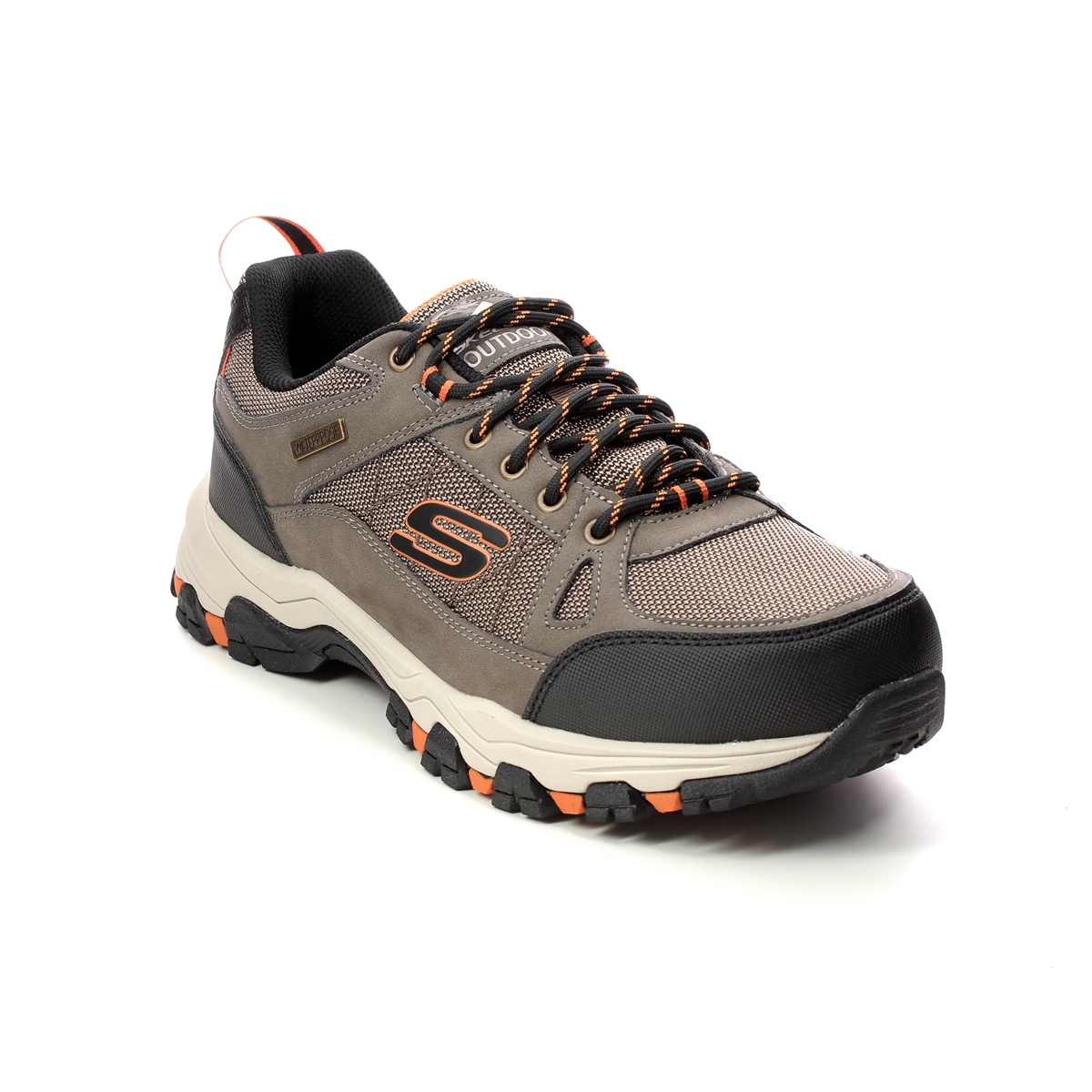 Skechers Selmen Cormack DKTP Dark Taupe Mens Walking Shoes 204427