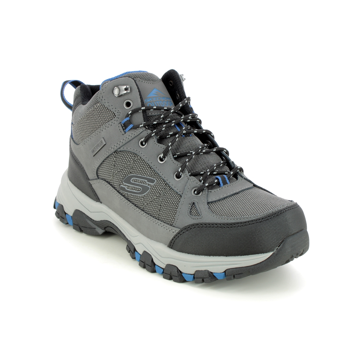 Skechers Selmen Melano Tex Grey Mens Outdoor Walking Boots 204477 In Size 8 In Plain Grey