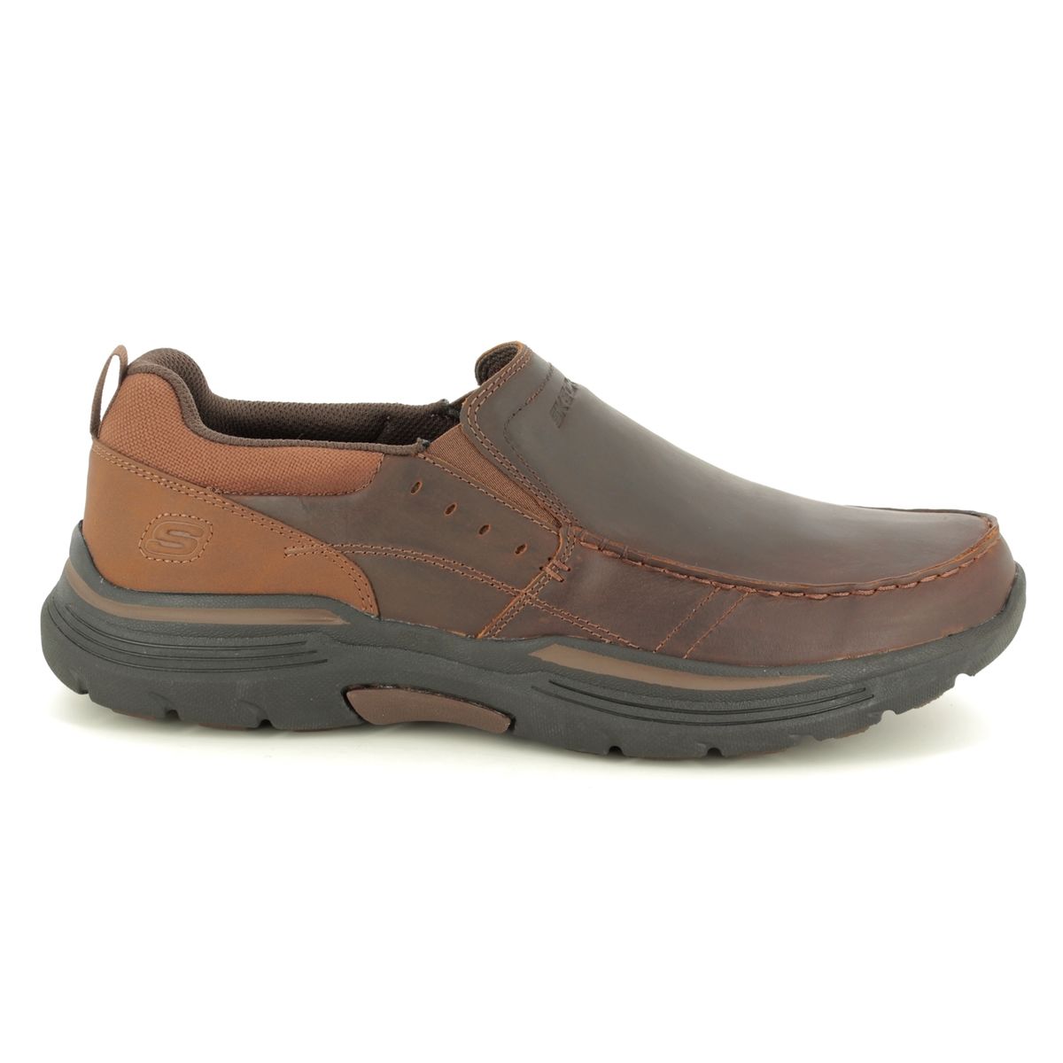 Skechers Seveno Expended 66146 CDB Brown Slip-on Shoes
