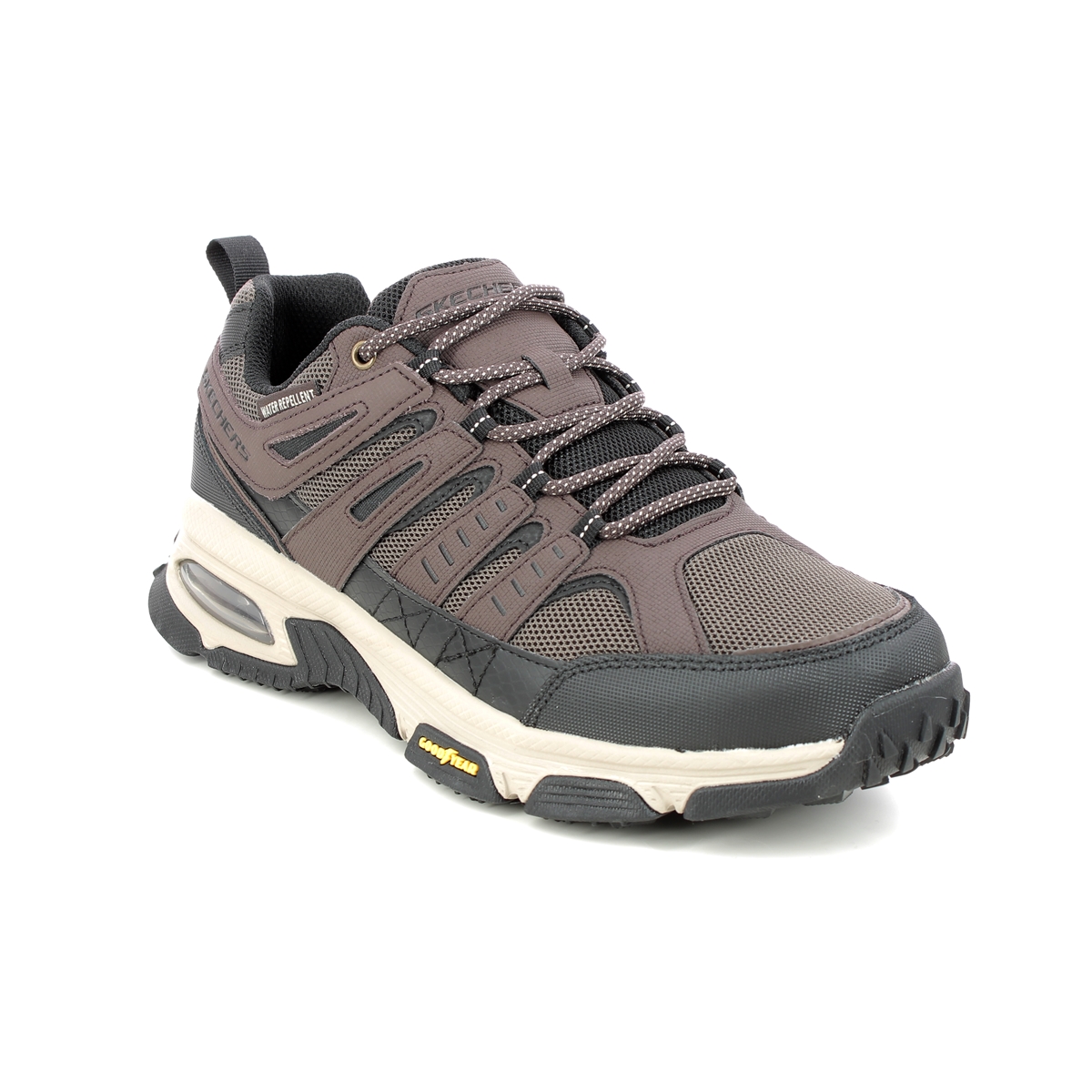Skechers Skech-Air Envoy Brown Mens Walking Shoes 237214 In Size 9 In Plain Brown
