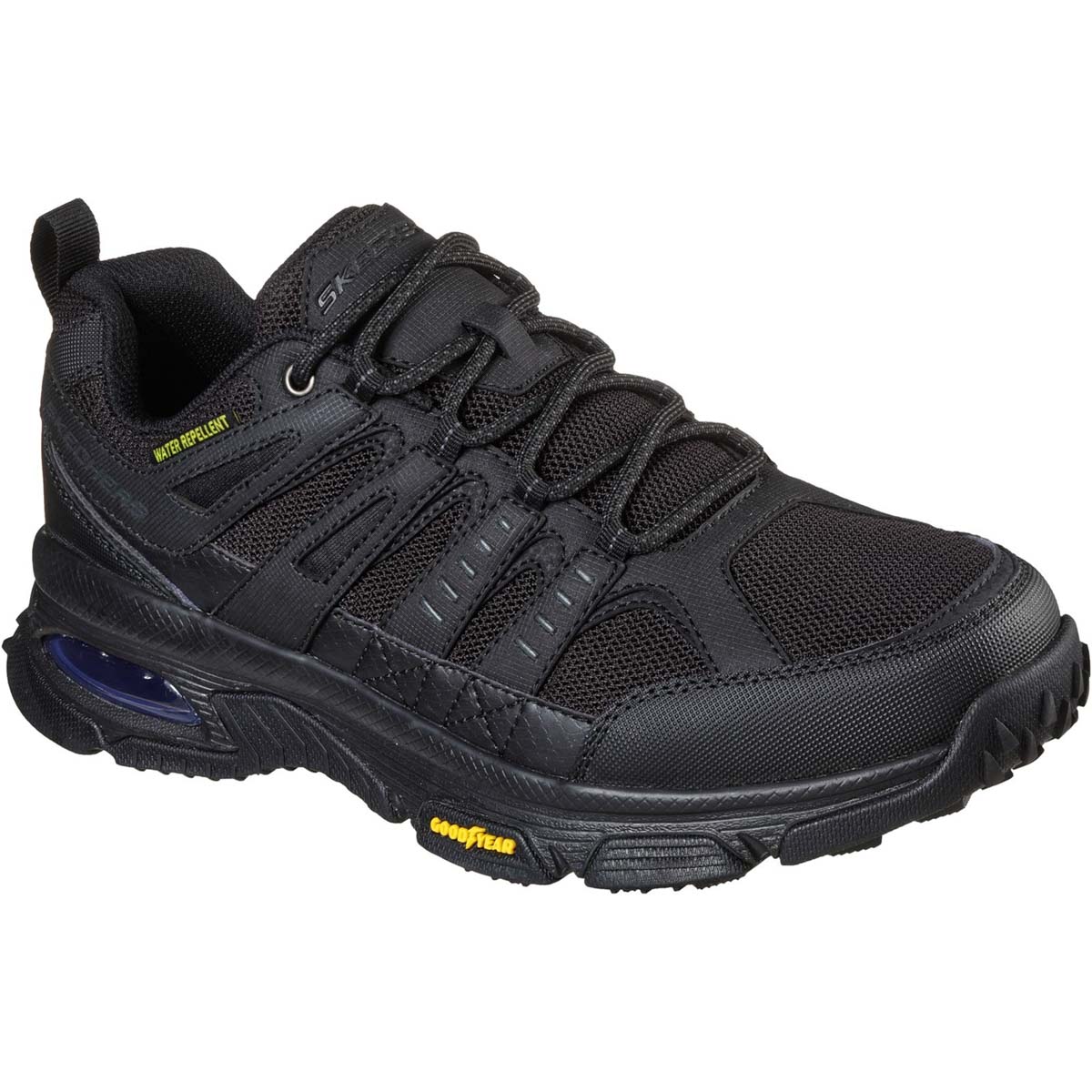 Skechers Skech-Air Envoy Black Mens Comfort Shoes 237214 In Size 6 In Plain Black