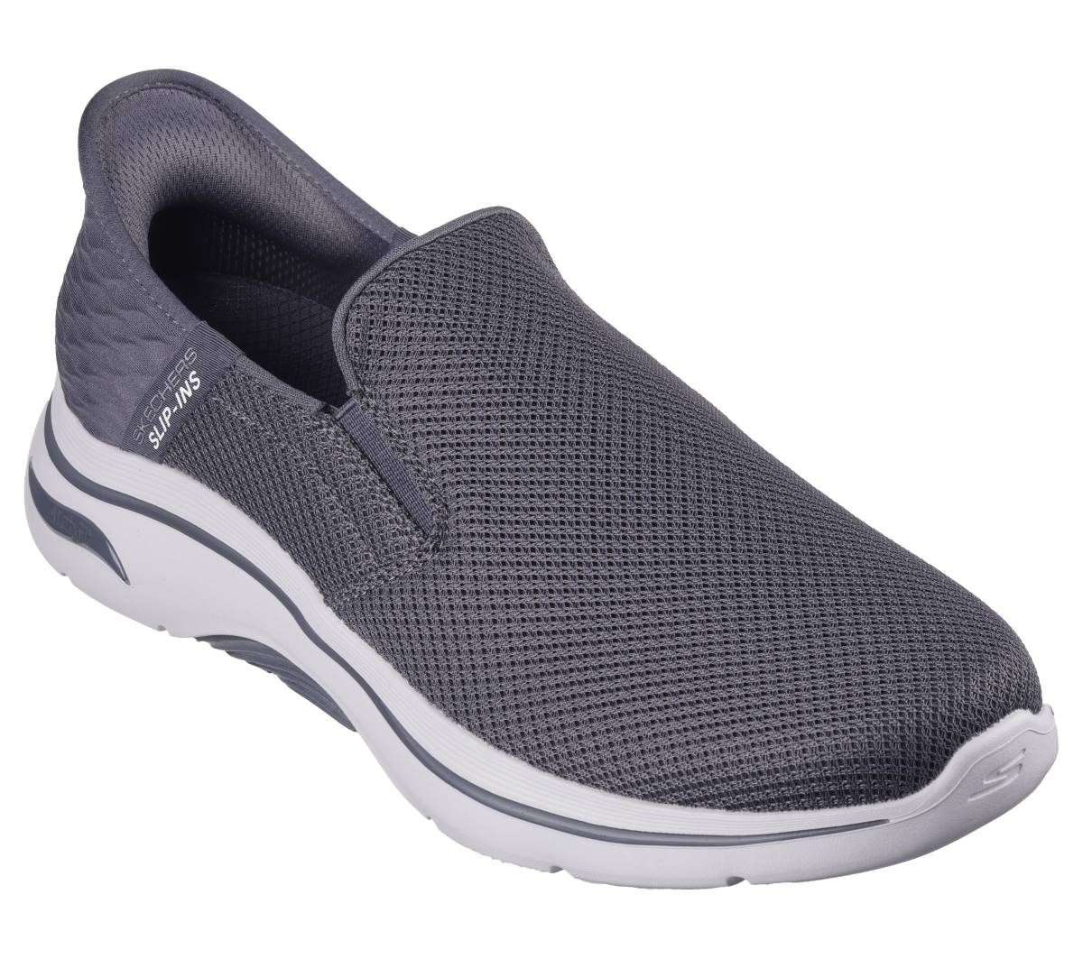 Skechers Slip Ins Arch 2 CHAR Charcoal Mens trainers 216600