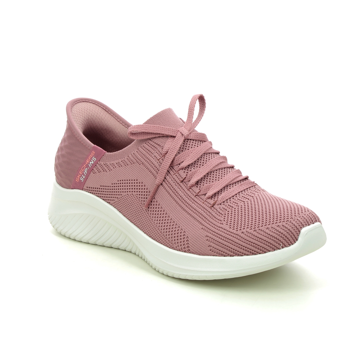 Skechers Slip Ins Ultra MVE Mauve Womens trainers 149710 in a Plain Textile in Size 6