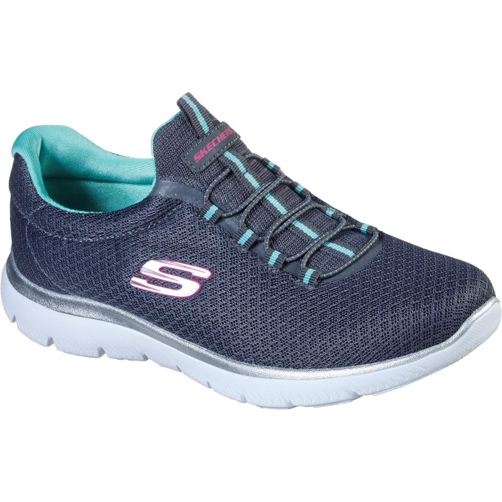 Skechers Summits CCGR Charcoal Green Womens trainers in a Plain  in Size 5