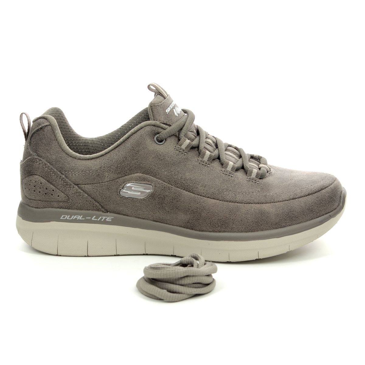 Skechers Synergy 2.0 DKTP Dark Taupe Womens trainers 12934